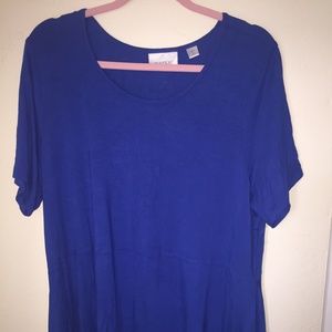Avenue Blue Sporty Flare Top0